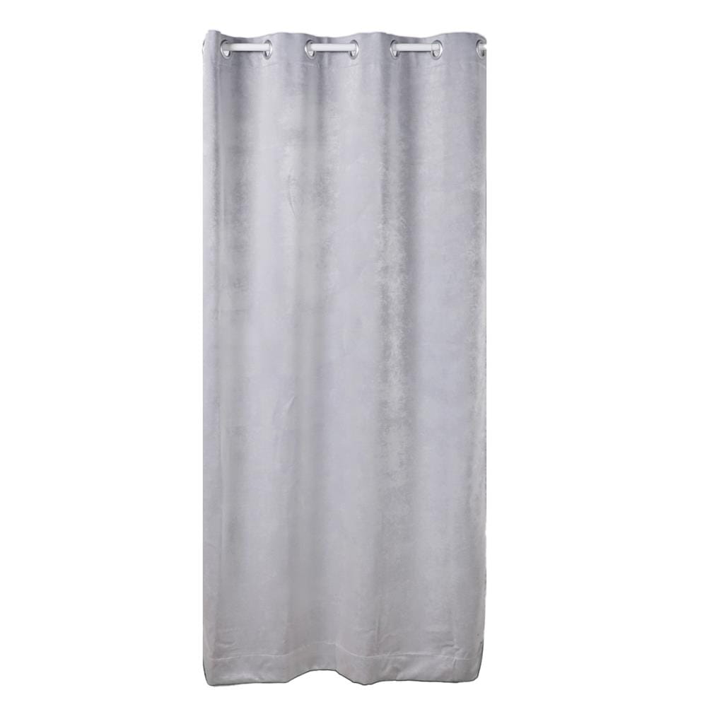 ผ้าม่าน EYELET HOME LIVING STYLE WELL UV 140X220 ซม. สีเทา_1