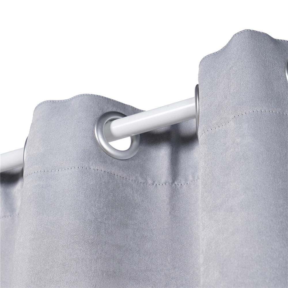 ผ้าม่าน EYELET HOME LIVING STYLE WELL UV 140X220 ซม. สีเทา