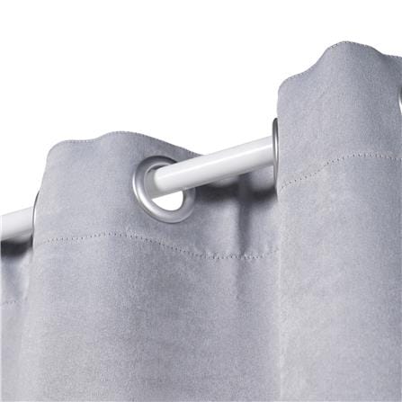 ผ้าม่าน EYELET HOME LIVING STYLE WELL UV 140X220 ซม. สีเทา_3