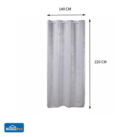 ผ้าม่าน EYELET HOME LIVING STYLE WELL UV 140X220 ซม. สีเทา_7