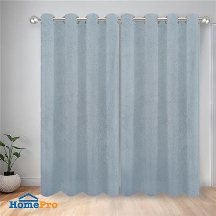 ผ้าม่าน EYELET HOME LIVING STYLE RIGO UV 140X250 ซม. สีฟ้า_3