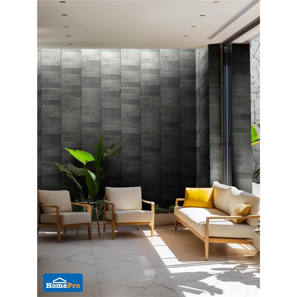 กระเบื้องผนังพอร์ซเลน 6x21.7 ซม. COTTO GT ECO-กาเก้ลาพิส ดำ PM 1 ตร.ม.