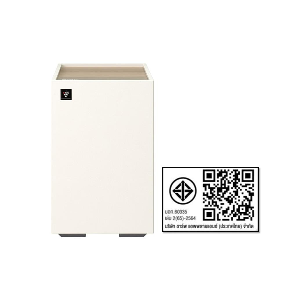 เครื่องฟอกอากาศ 30 ตร.ม. SHARP FP-S40B-W สีขาว