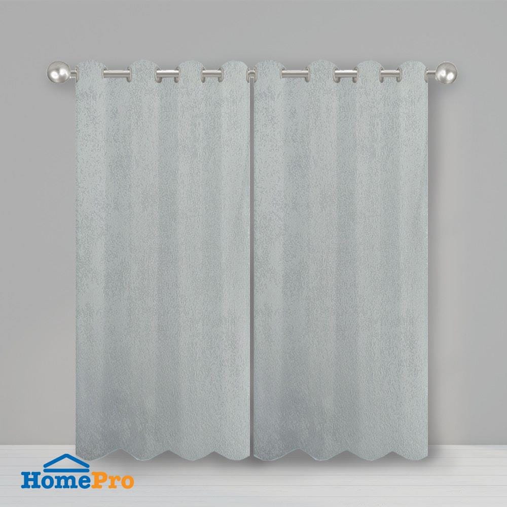 ผ้าม่าน EYELET HOME LIVING STYLE RIGO UV 140X220 ซม. สีเทาอ่อน