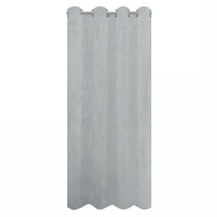 ผ้าม่าน EYELET HOME LIVING STYLE RIGO UV 140X220 ซม. สีเทาอ่อน_0