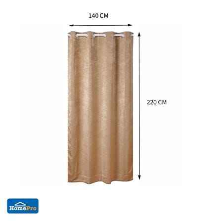 ผ้าม่าน EYELET HOME LIVING STYLE WELL UV 140X220 ซม. สีน้ำตาล_8