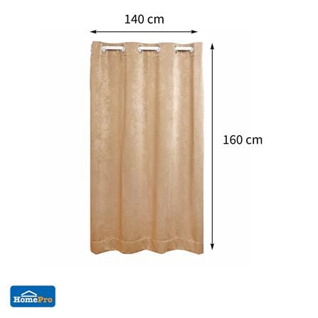 ผ้าม่าน EYELET HOME LIVING STYLE WELL UV 140X160 ซม. สีน้ำตาล_8