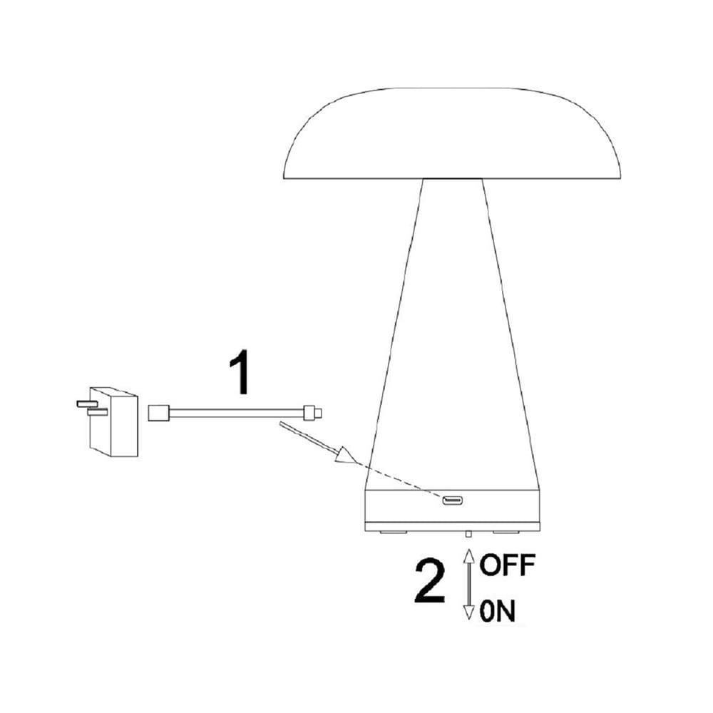 ไฟตั้งโต๊ะ LED CARINI T220870 3 วัตต์ สีทอง