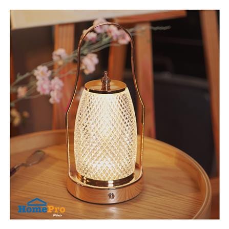 ไฟตั้งโต๊ะ LED CARINI T230693 3 วัตต์ สีใส/ทอง_9