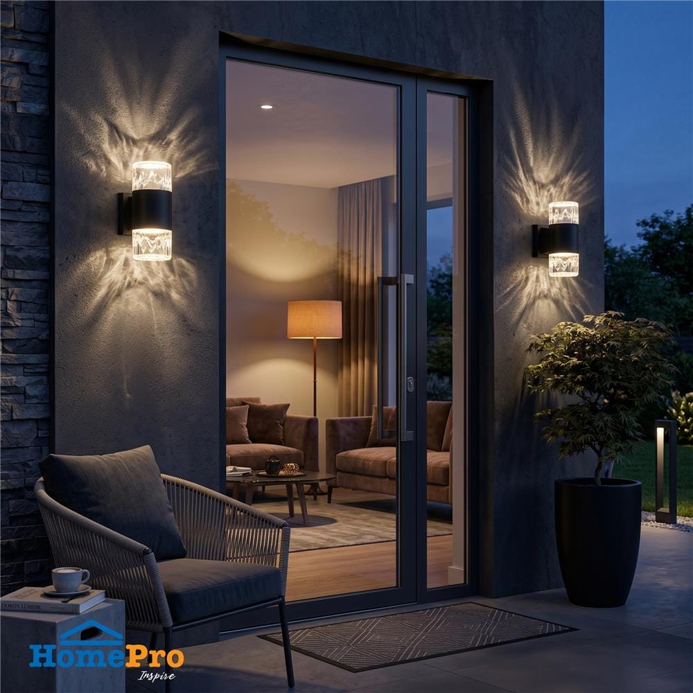 ไฟกิ่งภายนอก LED CARINI BO-G2518 10 วัตต์ WARM WHITE สีดำ