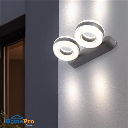 ไฟกิ่งภายนอก LED CARINI BO-G0022Q 18 วัตต์ WARM WHITE สีดำ_4