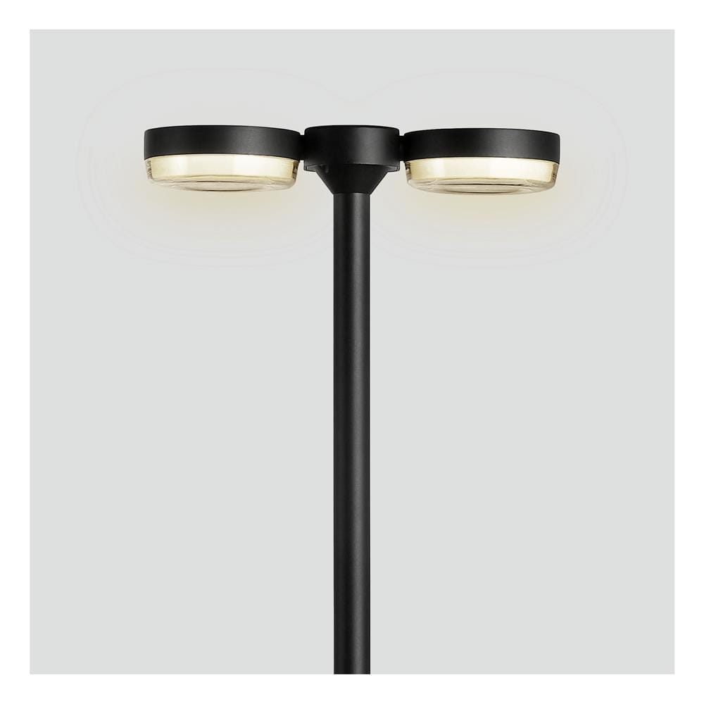 ไฟทางเดิน LED CARINI BO-F0022Q 9 วัตต์ WARM WHITE สีดำ