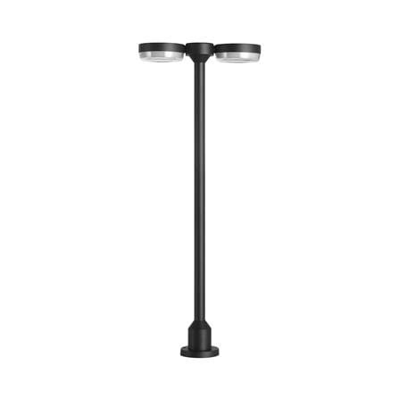 ไฟทางเดิน LED CARINI BO-F0022Q 9 วัตต์ WARM WHITE สีดำ_0