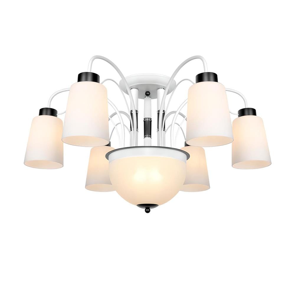 ไฟถาด LUMAX 01-03094 สีขาว/ดำ 8 หัว