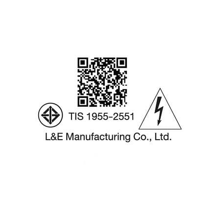 ไฟช่อ LED L&E 01-A0254 5 วัตต์ WARM WHITE สีดำ 1 หัว_5