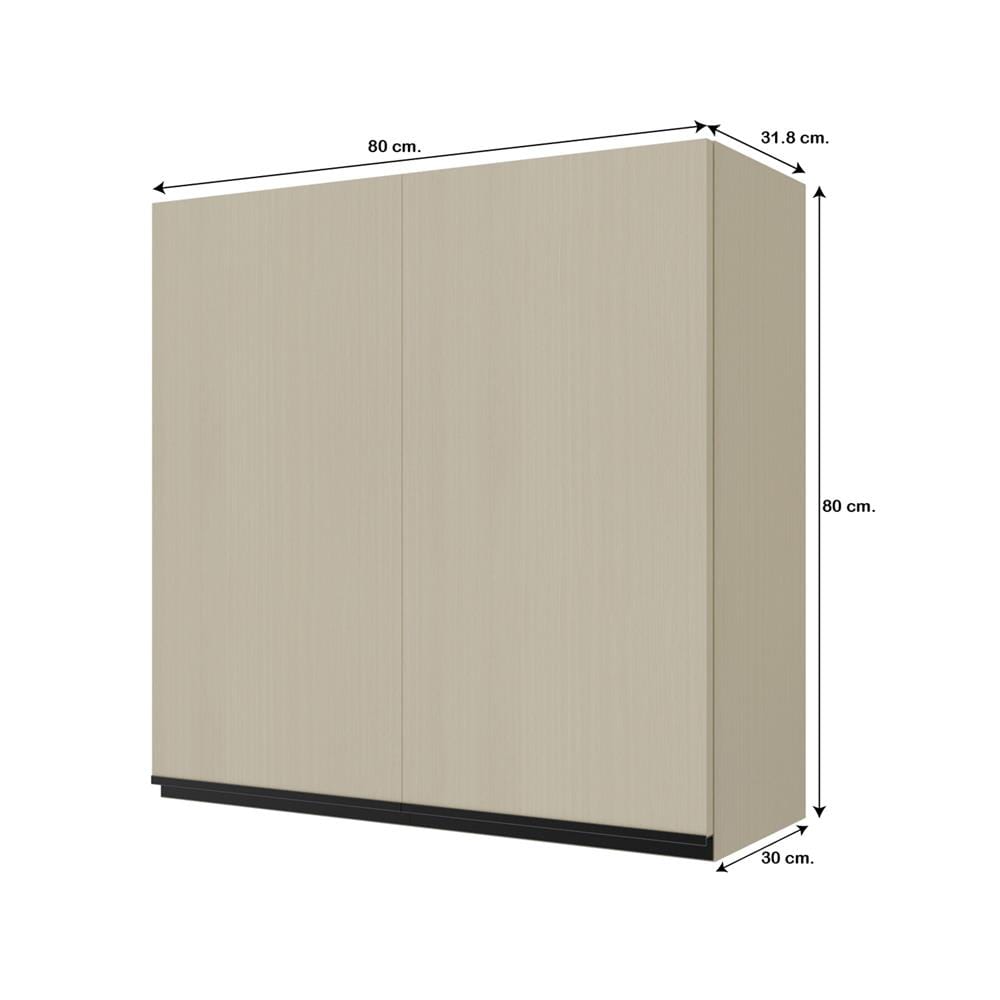 ตู้แขวนคู่ JUPITER SILKY MOON 80x80 ซม.