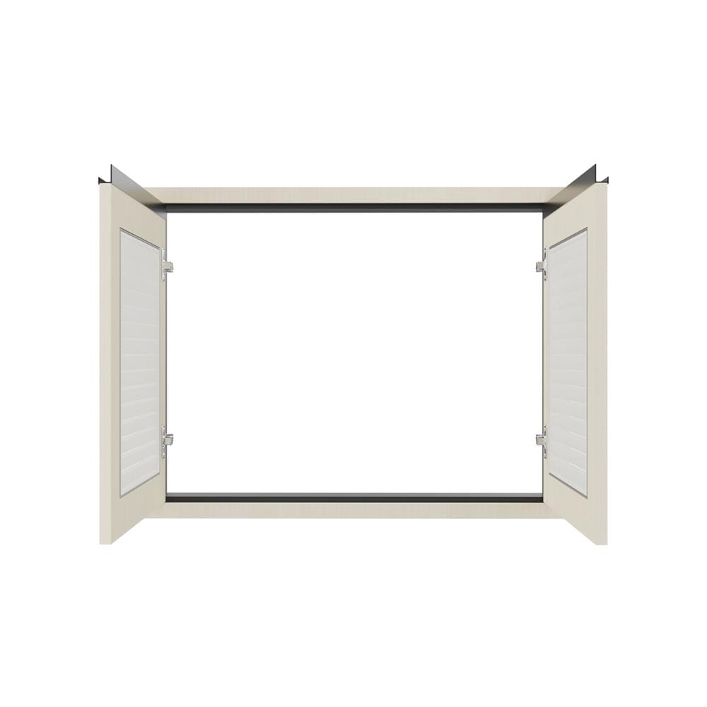 บานซิงค์คู่เกล็ดเต็ม JUPITER SILKY MOON 87x67 ซม.