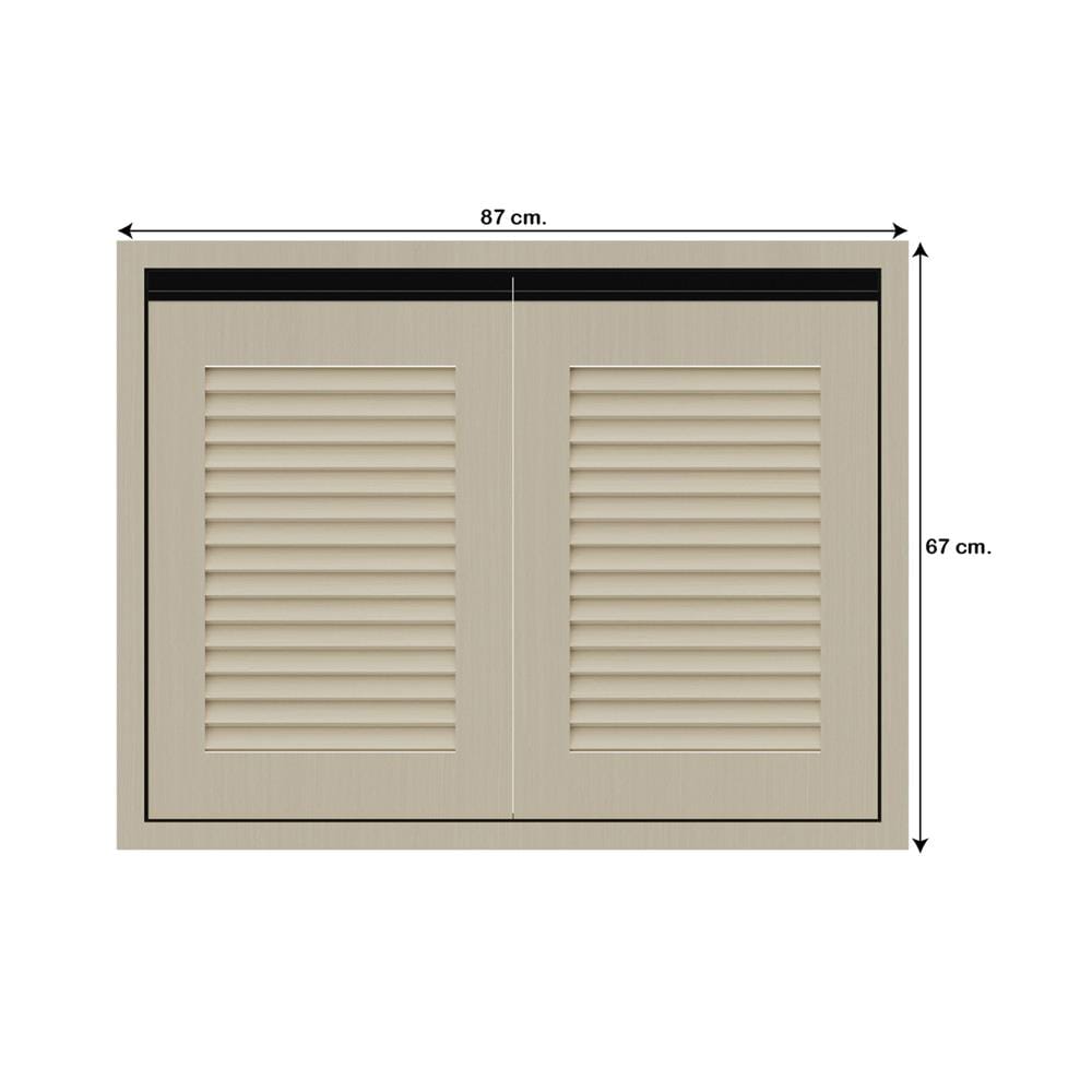 บานซิงค์คู่เกล็ดเต็ม JUPITER SILKY MOON 87x67 ซม.