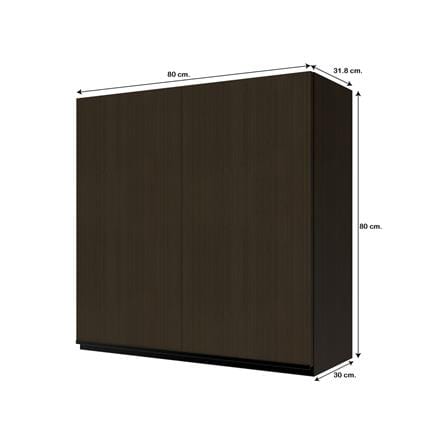 ตู้แขวนคู่ JUPITER SILKY BROWN 80x80 ซม._4