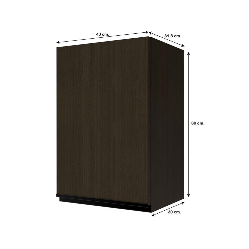 ตู้แขวนเดี่ยว JUPITER SILKY BROWN 40x60 ซม.