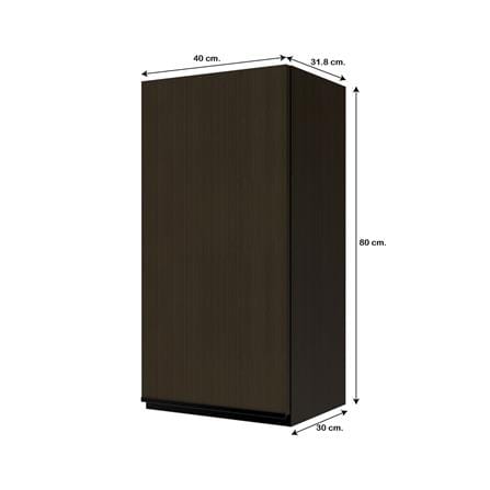 ตู้แขวนเดี่ยว JUPITER SILKY BROWN 40x80 ซม._4