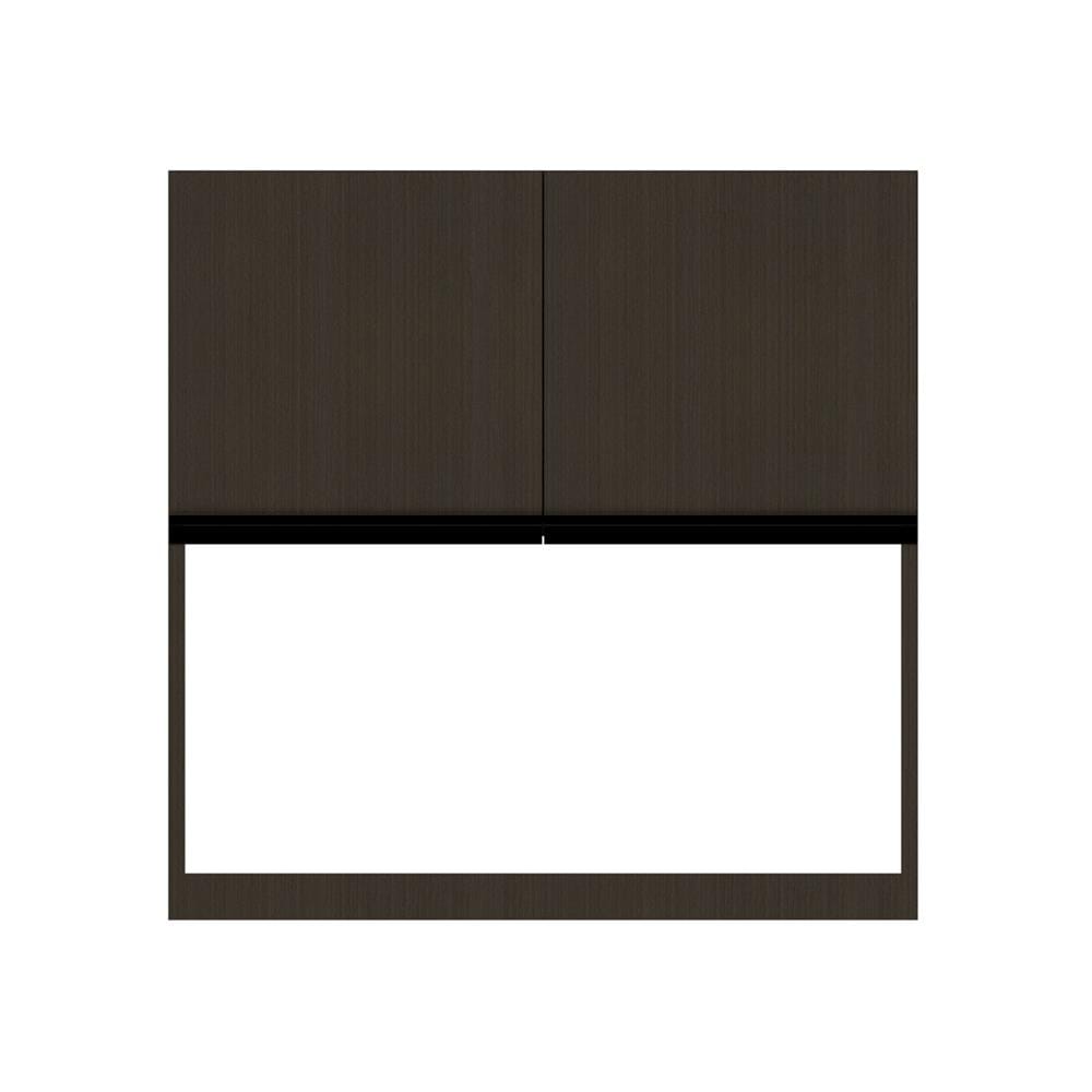 ตู้คว่ำจาน JUPITER SILKY BROWN 80x80 ซม.