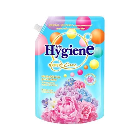 น้ำยาปรับผ้านุ่มสูตรเข้มข้น HYGIENE เอ็กซ์เพิร์ท แคร์ ฟอร์เอเวอร์ ยัง ซีรีส์ 1.1 ลิตร กลิ่นไทม์เลส บลูม_0