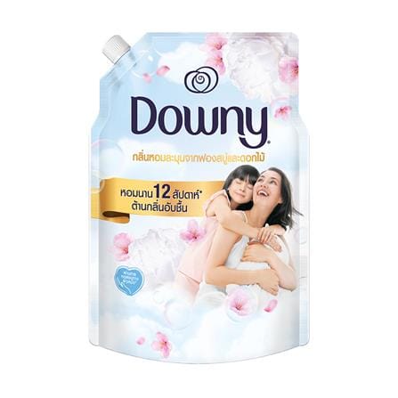 น้ำยาปรับผ้านุ่มสูตรเข้มข้น DOWNY 1 ลิตร กลิ่นละมุนจากฟองสบู่และดอกไม้_0