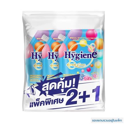 น้ำยาปรับผ้านุ่ม HYGIENE 480 มล. TIMELESS BLOOM 2 แถม 1_0