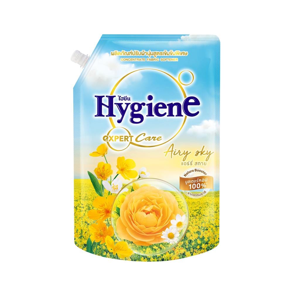 น้ำยาปรับผ้านุ่มสูตรเข้มข้น HYGIENE เอ็กซ์เพิร์ท แคร์ เนเจอร์ บูสเตอร์ 1.1 ลิตร กลิ่นแอร์รี่ สกาย