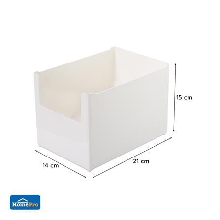 กล่องอเนกประสงค์ STACKO LIVE SIZE M 14X21X15 ซม. สีขาว_6