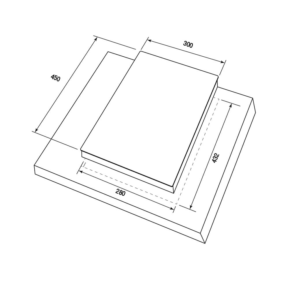 เตาฝังอินดักชั่น MEX HCI21 30 ซม.