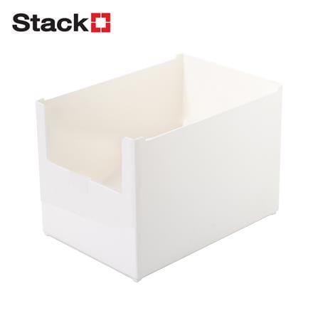 กล่องอเนกประสงค์ STACKO LIVE SIZE XL 21X28X15 ซม. สีขาว_0
