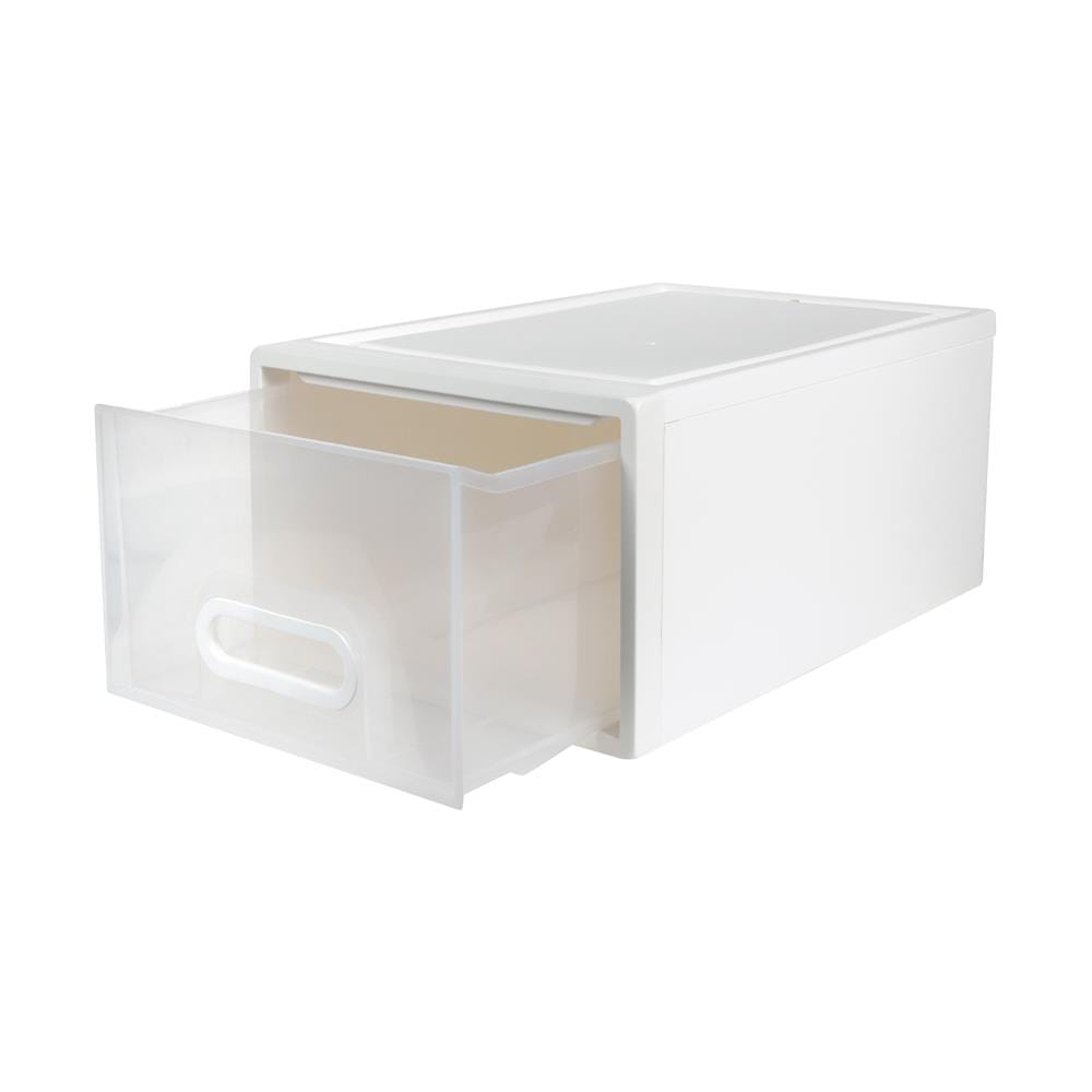 กล่องลิ้นชัก STACKO MODULAR 15 ลิตร 45X30X20.5 ซม. สีขาว