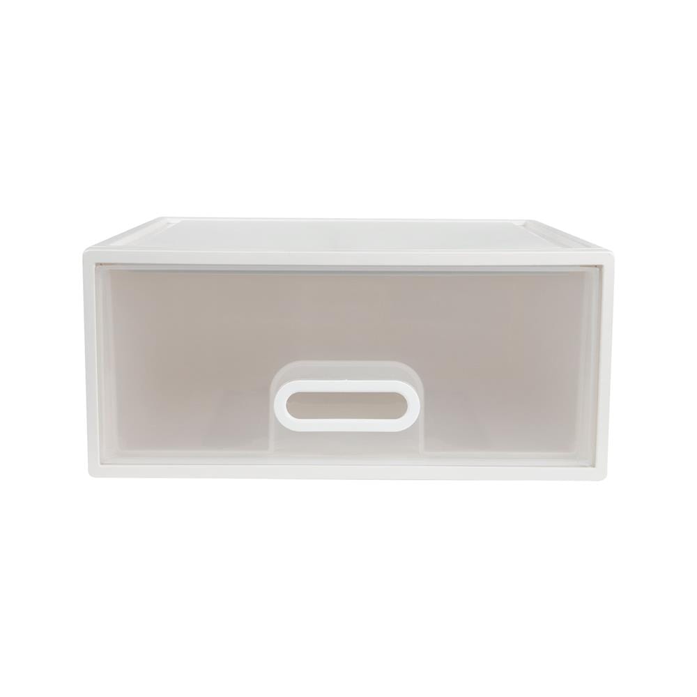 กล่องลิ้นชัก STACKO MODULAR 25 ลิตร 45X45X20.5 ซม. สีขาว