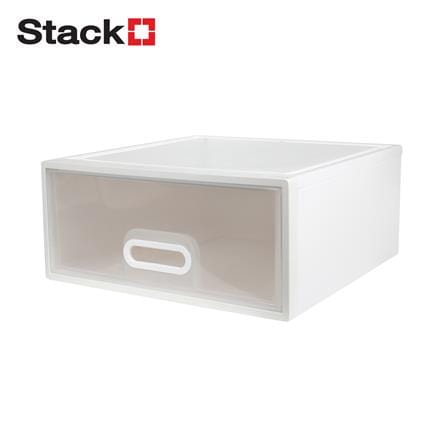 กล่องลิ้นชัก STACKO MODULAR 25 ลิตร 45X45X20.5 ซม. สีขาว_1