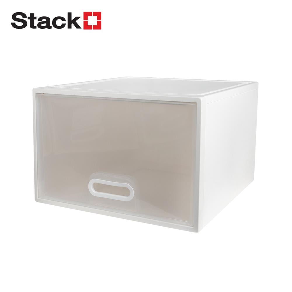 กล่องลิ้นชัก STACKO MODULAR 40 ลิตร 45X45X30.5 ซม. สีขาว_0