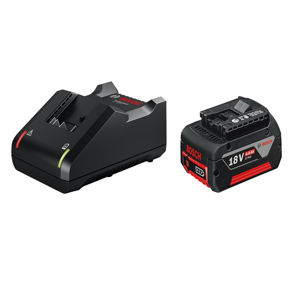 ชุดแบตเตอรี่พร้อมแท่นชาร์จ BOSCH GBA 18 โวลต์ 3.0Ah
