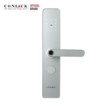 กลอนดิจิตอล CONLOCK CL-X1 สีเงิน_0
