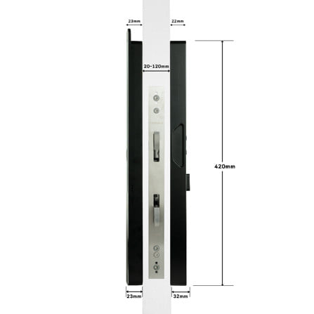 กลอนดิจิตอล CONLOCK CL-X70 สีดำ_8