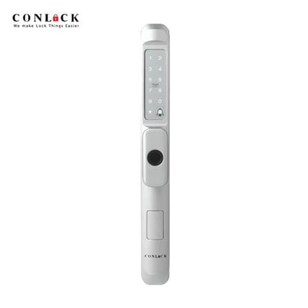 กลอนดิจิตอล CONLOCK CL-X50 TWIST สีเงิน