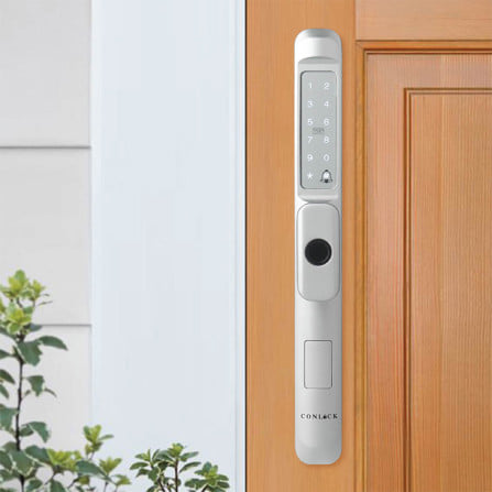 กลอนดิจิตอล CONLOCK CL-X50T SV สีเงิน_3