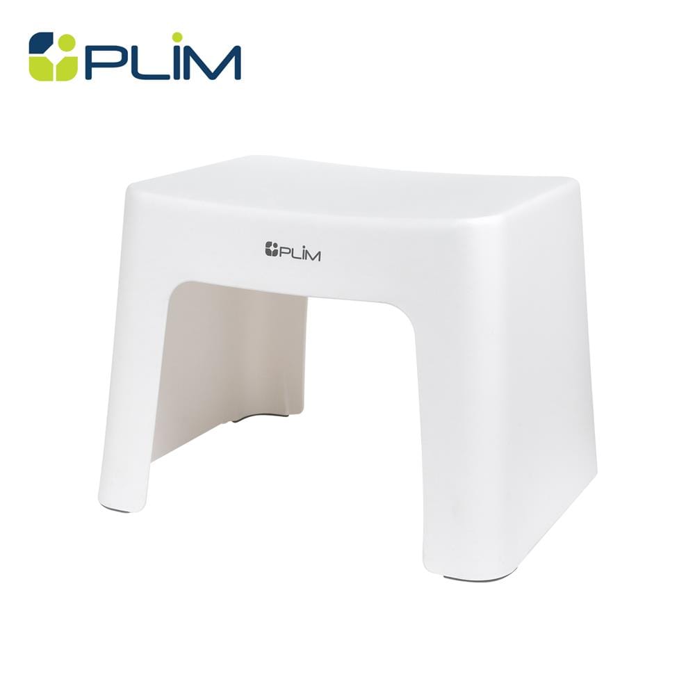 เก้าอี้เหลี่ยมเตี้ย PLIM 34.9X27.5X25.3 ซม. สีขาว