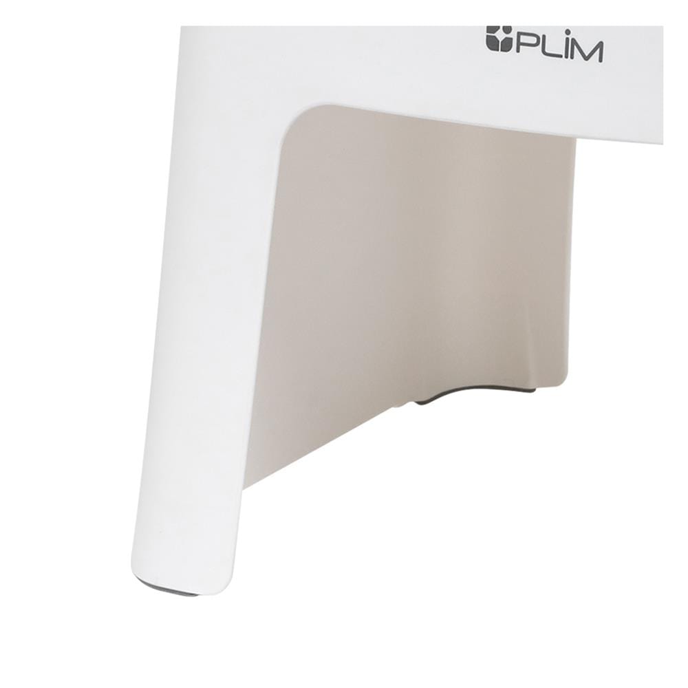 เก้าอี้เหลี่ยมเตี้ย PLIM 34.9X27.5X25.3 ซม. สีขาว