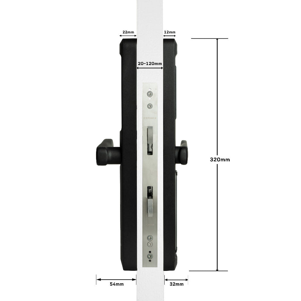 กลอนดิจิตอล CONLOCK CL-X50 BK สีดำ