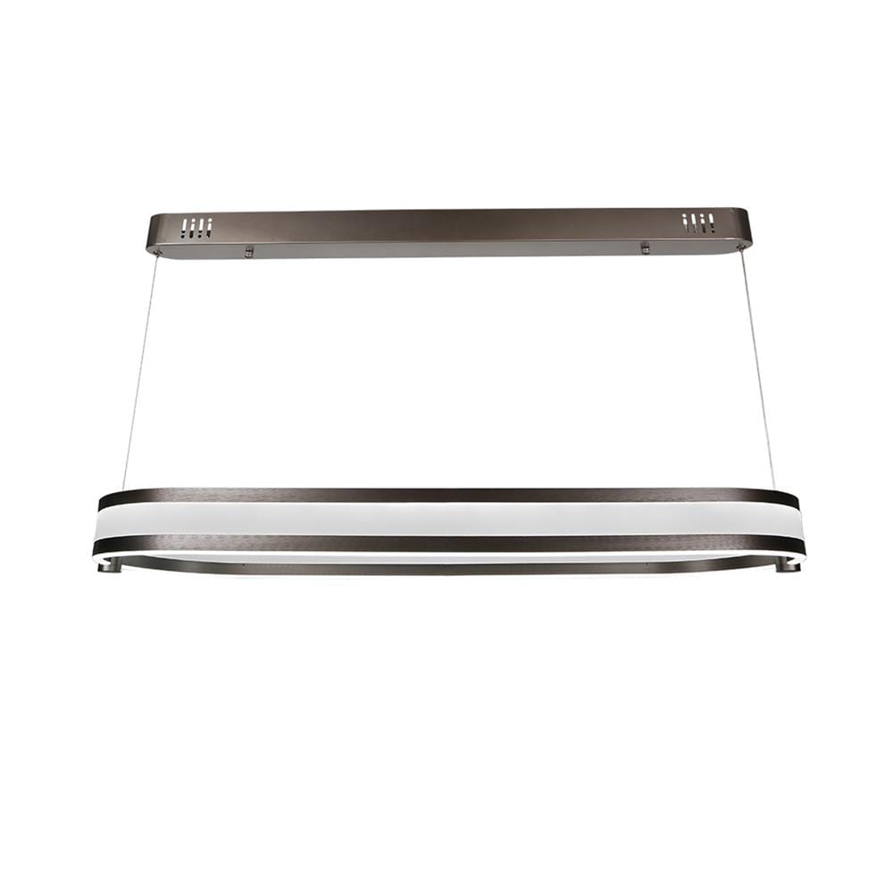 ไฟช่อ LED CARINI MD088-3890-900 56 วัตต์ DAYLIGHT/COOL WHITE/WARM WHITE สีขาว/เงิน 1 หัว