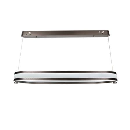 ไฟช่อ LED CARINI MD088-3890-900 56 วัตต์ DAYLIGHT/COOL WHITE/WARM WHITE สีขาว/เงิน 1 หัว_1