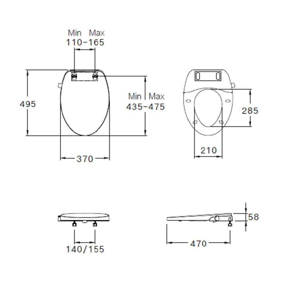 ฝารองนั่งอัตโนมัติ COTTO CVN92204