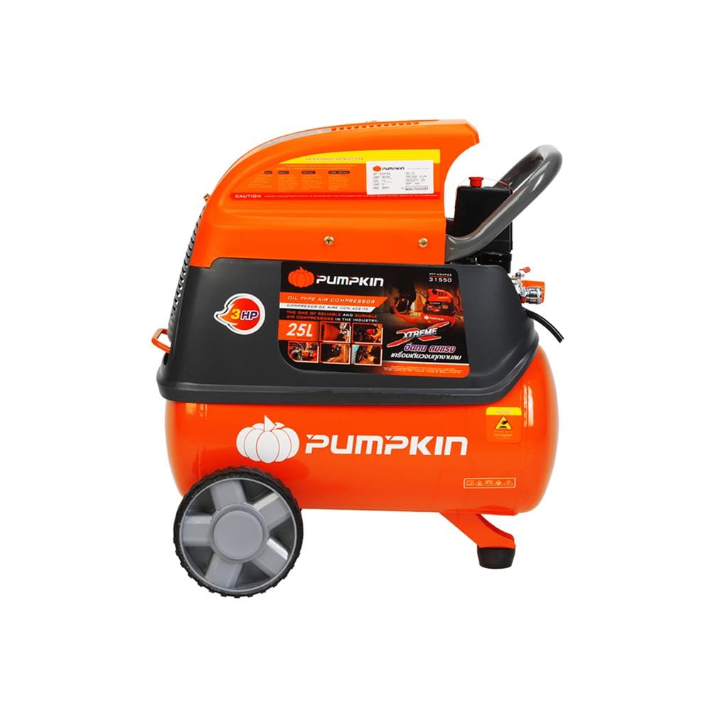 ปั๊มลมโรตารี่ PUMPKIN PTT-X3HP25 3 แรงม้า 25 ลิตร