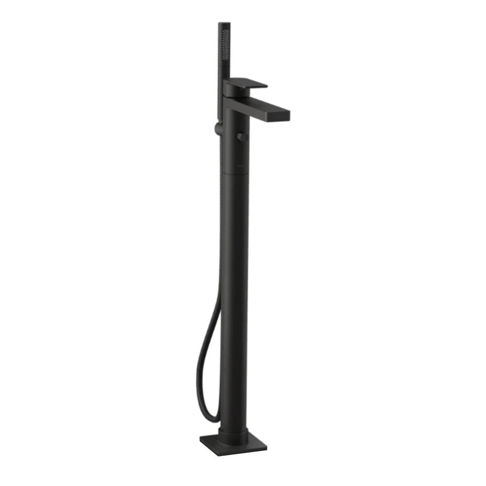 ก๊อกผสมอ่างอาบตั้งพื้น KOHLER K-23492T-4-BL สีดำ